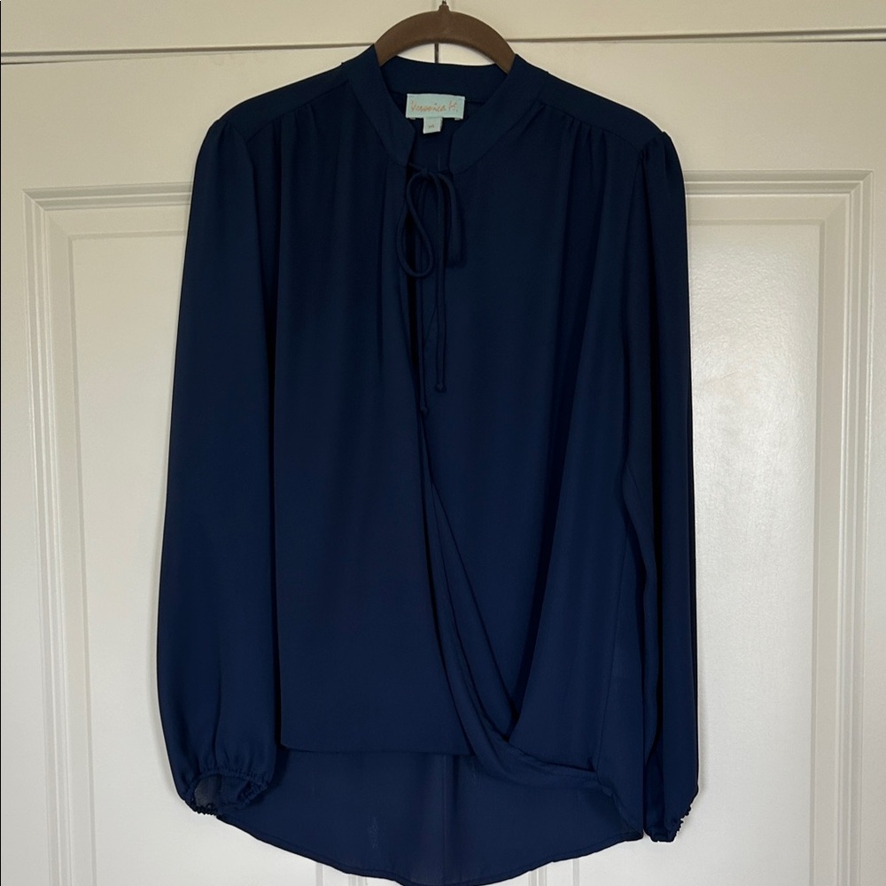 Veronica M Navy Blouse